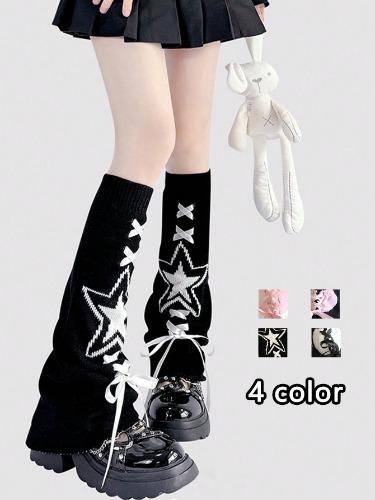 Heart-shaped leg warmers
