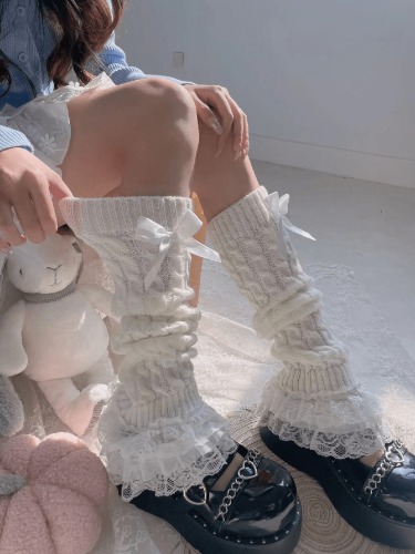 Cute White Legwarmers