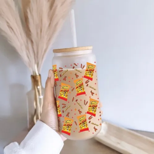 Hot Cheetos Iced Coffee Cup