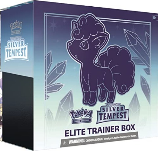 Pokémon TCG: Sword & Shield—Silver Tempest Elite Trainer Box (8 Boosters Premium Accessories) - Single