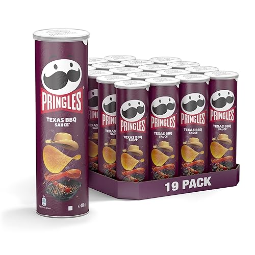 Pringles Pringles Texas BBQ Sauce Flavour Crisps 200 g (Case of 19)(Pack of 19)