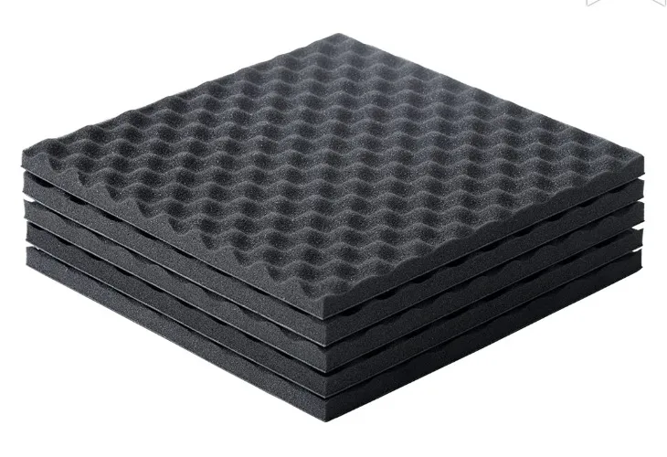 タンスのゲン 吸音材 日本製 【復元不要！完成品】 50×50 厚み2.5 5枚セット 高密度 壁 防音材 吸音 防音 DIY 23300053(65057) : 楽器・音響機器