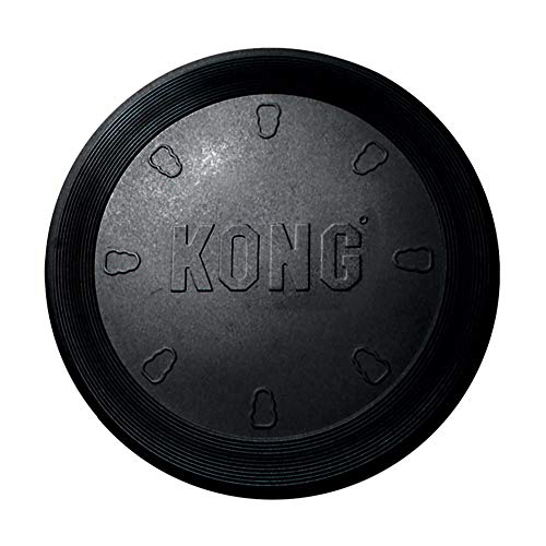 KONG Flyer - Durable Rubber Flying Disc Dog Toy - For Large Dogs - L (Pack of 1)