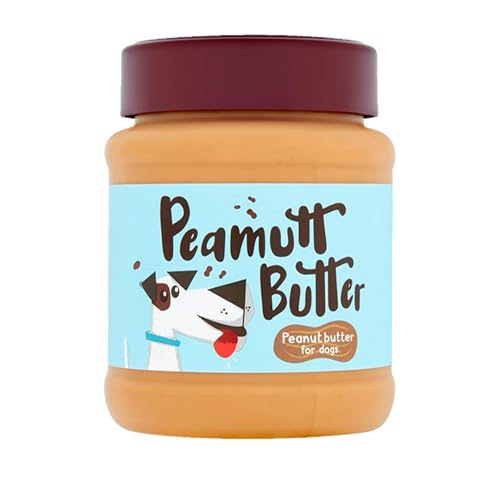 Peamutt Dog Peanut Butter | Treat Formulated for Dogs No Added Sugar and Salt Sweeteners Friendly Texture Perfect - 340 g (Pack of 1)