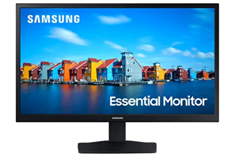 SAMSUNG S33A Series 22-Inch FHD 1080p Computer Monitor, HDMI, VA Panel, Wideview Screen, Eye Saver /Game Mode (LS22A338NHNXZA), Black - 22-inch