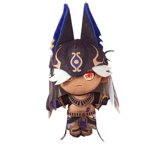 HUYMHTER Cyno Plush Figure Anime Plush doll toys Cute Soft Soft Stuffed Gift for Genshin Impact Fans - Cyno