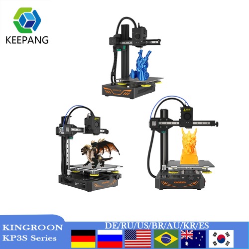 KINGROON-impresora 3D KP3S Pro/ KP3S / KP3S Pro S1, extrusora Titan profesional de 200x200x200mm, impresora FDM artesanal