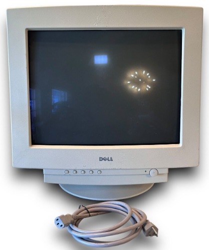 Vintage DELL Model M770 16" CRT Computer Gaming VGA Monitor