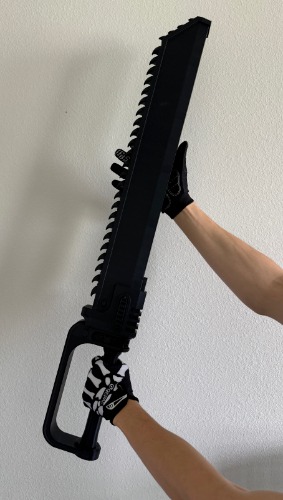 39"  Prop Chainsword Space Marine Cosplay compatible with Warhammer 40k