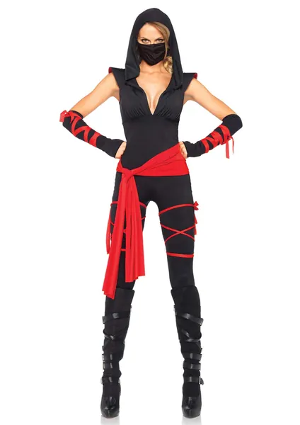 Leg Avenue Women's 4 Pc Deadly Ninja Costume