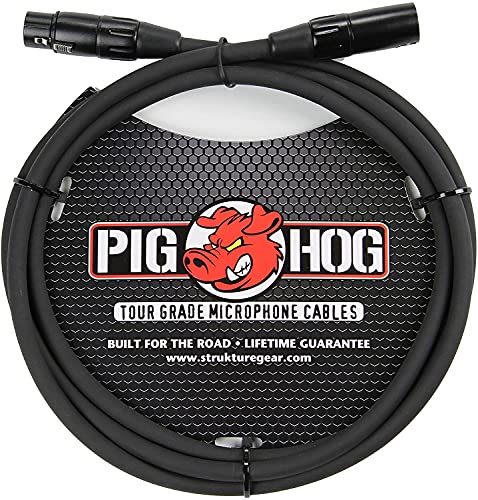 Pig Hog PHM6 High Performance 8mm XLR Microphone Cable, 6 Feet - 6 ft - Cable