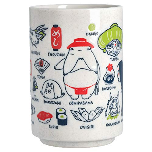 Studio Ghibli via Bluefin Benelic Spirited Away The Other Side of The Tunnel Japanese Teacup - Official Studio Ghibli Merchandise (BNL35581), 12 ounces - Spirited Away