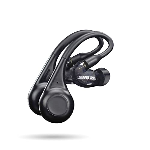 Shure AONIC 215 TW2 True Wireless Sound Isolating Earbuds with Bluetooth 5 Technology, Premium Audio with Deep Bass, Secure Fit Over-the-Ear, 32 Hour Battery Life, Fingertip Controls - (Gen 2) - Black - Black - Wireless