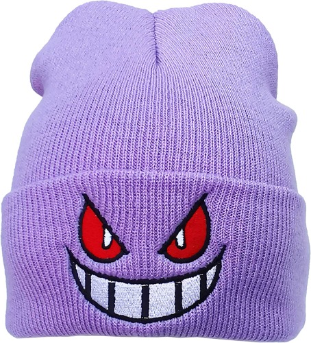 Anime Beanie for Men Women, Graphic Winter Beanie Hat for Adult,Ideal Gifts - 01.purple