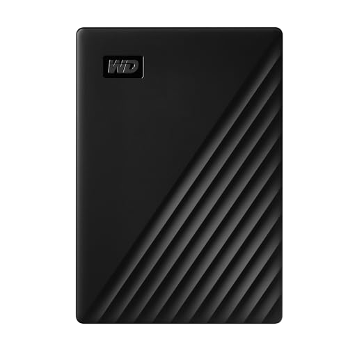 Western Digital 5TB My Passport Portable External Hard Drive with backup software and password protection, Black - WDBPKJ0050BBK-WESN - Black - 5TB - PC