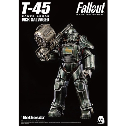 Threezero T-45 POWER ARMOR NCR SALVAGED FALLOUT 1/6 Collection Figures,in stock