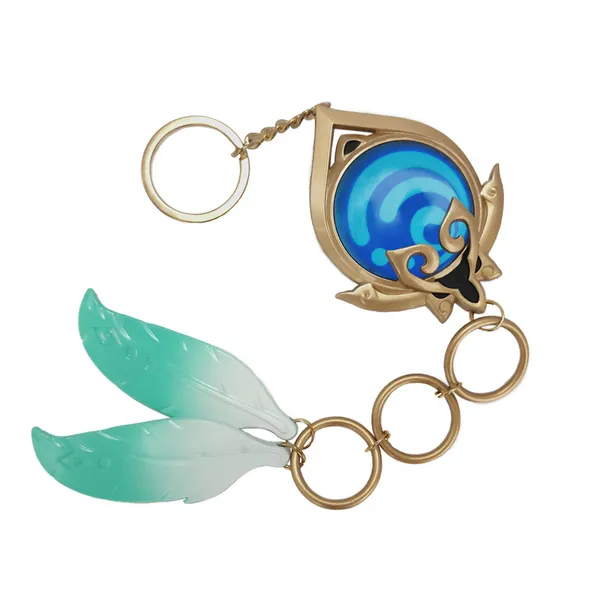 Glowing Nilou Vision Keychain Hydro Genshin Impact Gift
