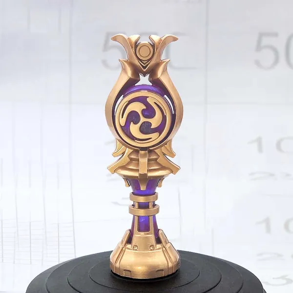 Genshin Impact Gnosis Figure Gnoses LED Lights Archon Genshin Decor - Raiden Shogun