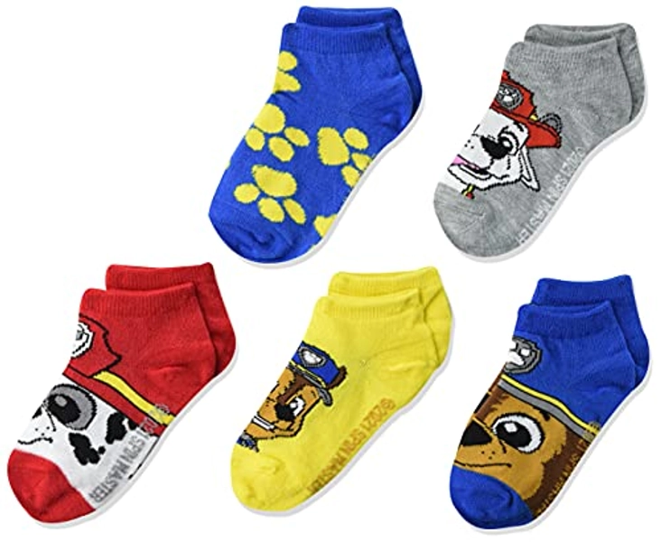 Paw Patrol Boys 5 Pack Shorty Socks