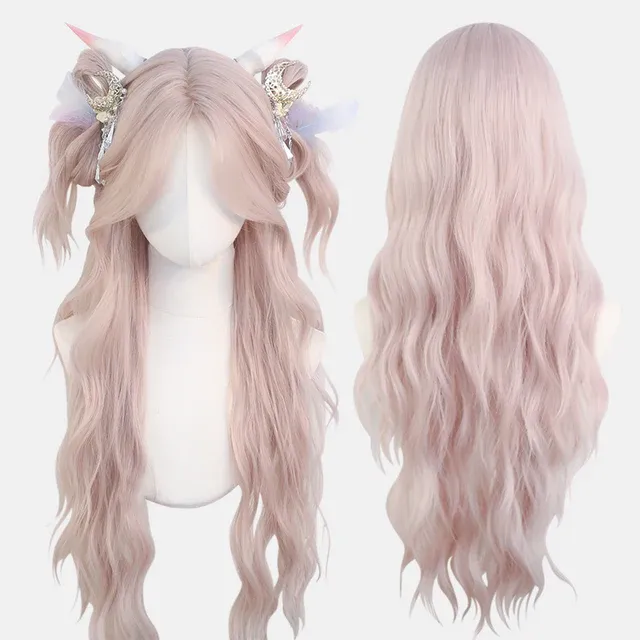 Light Pink/Blonde Wig