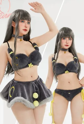 Umbreon Fuzzy Two Piece Cosplay