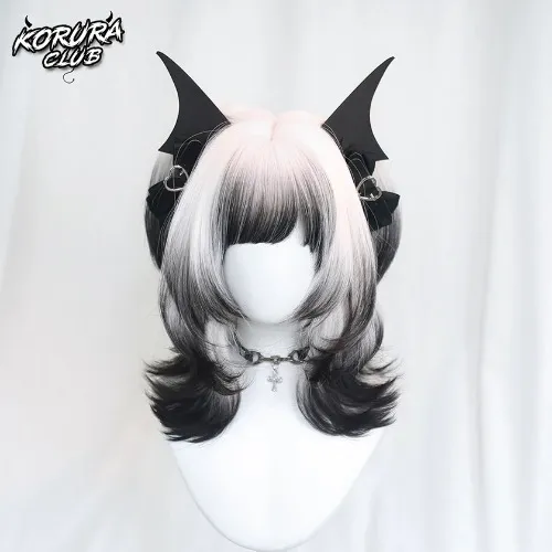Black and White Gradient Wig