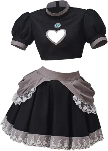 Bowsette Two Piece Skirt/Top Cosplay