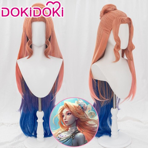 League of Legends Cosplay Seraphine Ocean Song Cosplay Wig