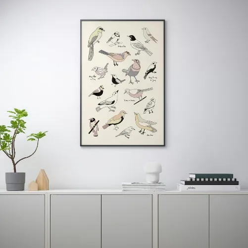 BILD Bild - Fågelliv 61x91 cm