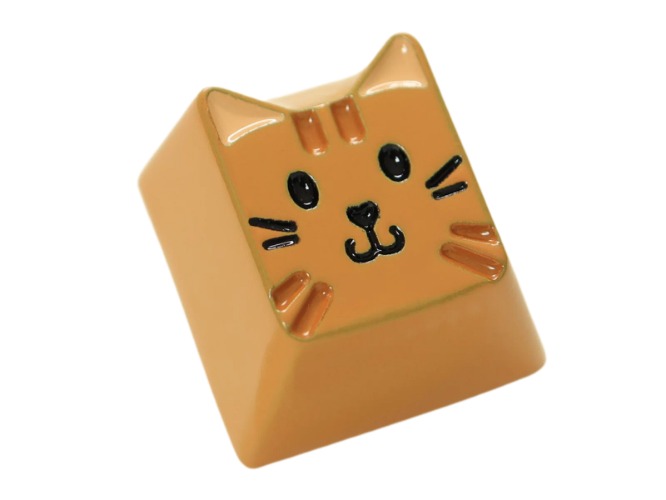 Cute Cat Keycaps - Ginger Cat