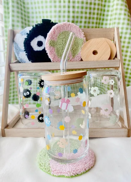 Animal Crossing New Horizons Beer Glass Can | Reusable Glass Cup | ACNH Inspired