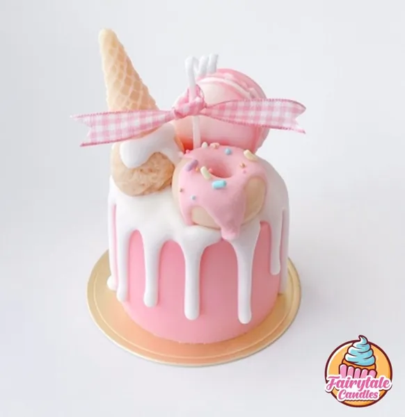 Cake Candle, Personalize Gifts, Best Friend Gifts, Dessert Candle, Soy Wax, Birthday Gift, Gift For Her, Cute Candles