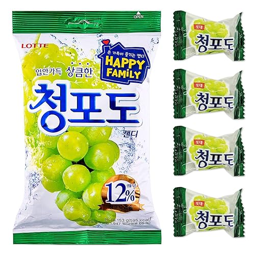LENITH K-Food Korean Grape Candy/Hard Candy 153g (Grape Candy) - Grape Candy