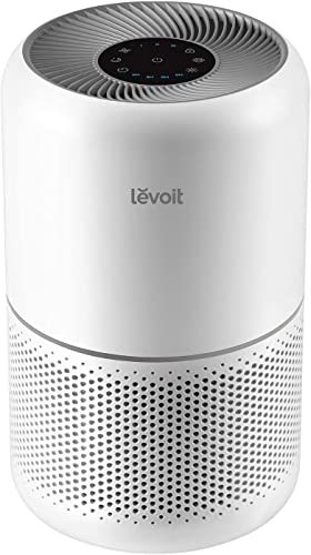 Levoit Air Purifiers for Home Allergies and Pets in Bedroom, H13 True HEPA Filter Air Purifier Removes 99.97% Smoke Dust Pollen,Odor,Air Cleaner for Large Room, 4 Kinds of Filter Replacement,Core 300 - Purifier - Air Purifier White