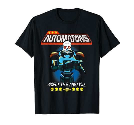 Helldivers 2 Sony Playstation Video Game Automaton Trooper T-Shirt - Women's Plus - Navy Blue - 6X