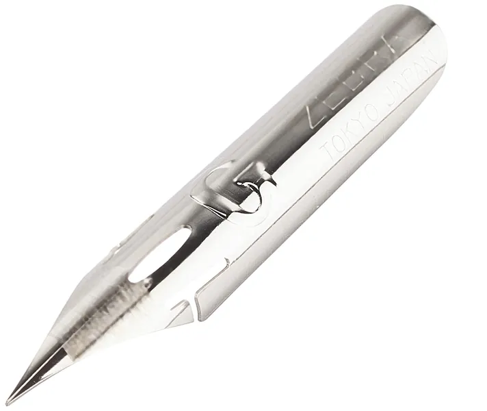 Zebra Comic G Model Chrome Pen Nib, 10 Nibs (1 Pack) (PG-6B-C-K) - 