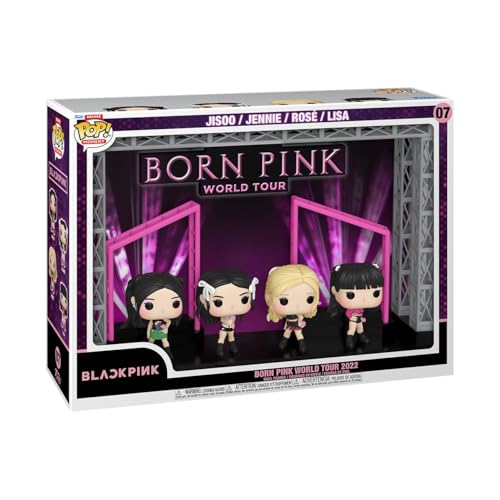 Funko Pop! Moments Deluxe: Blackpink - Born Pink World Tour: Jisoo,Jennie,Rosé,Lisa, 4-Pack
