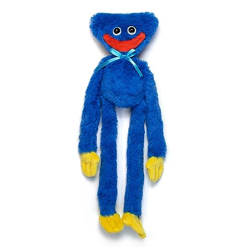 Poppy Playtime Huggy Wuggy Plush Doll - Collectible Toy for All Ages (19" Smiling Huggy Wuggy) - 19" Smiling Huggy Wuggy