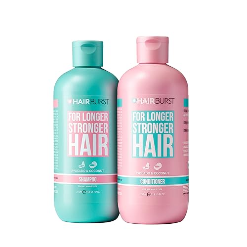 HAIR BURST Hair Growth Shampoo & Conditioner Set For Women — Best Vegan Shampoo for Anti Hair Loss & Thinning Hair - Healthy Hair Growth Boost - Grow Gorgeous Longer Hair - Hair Thickening Products