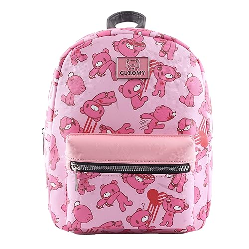 Gloomy Bear Bloody Hearts Collage Mini Backpack