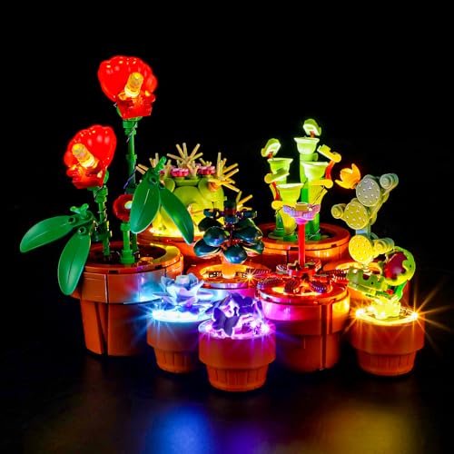 BRIKSMAX Light Kit for Lego-10329 Tiny Plants - Compatible with Lego Icons Building Set- Not Include Lego Set - 10329 Tiny Plants
