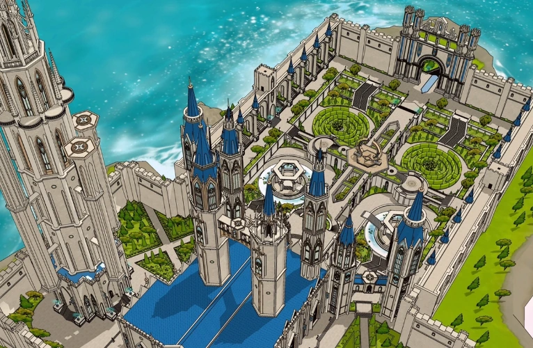 [Fantasy Background] Wizard's Castle (Magician's castle)