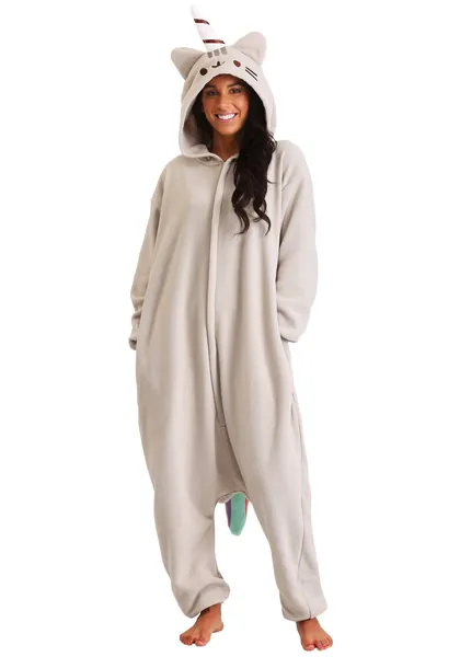 Pusheen Pusheenicorn Kigurumi Unisex Union Suit Adult Costume Fleece