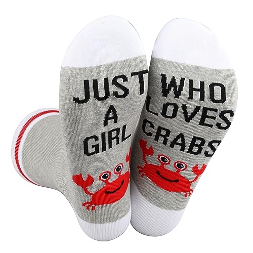 Novelty Socks With Crabs- Loves Crabs