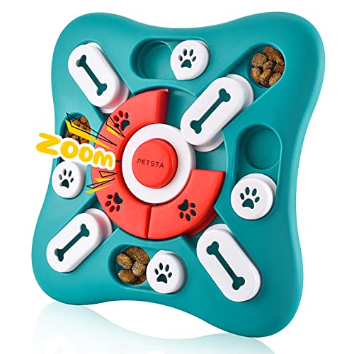 Dog Puzzle Toys, Treat Dispensing Dog Enrichment Toys for IQ Training and Brain Stimulation, Interactive Mentally Stimulating Toys as Gifts for Puppies, Cats, Dogs - Level2-UFO