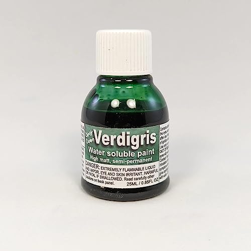 Verdigris Effect Dirty Down Water Soluble Paint (25ml)