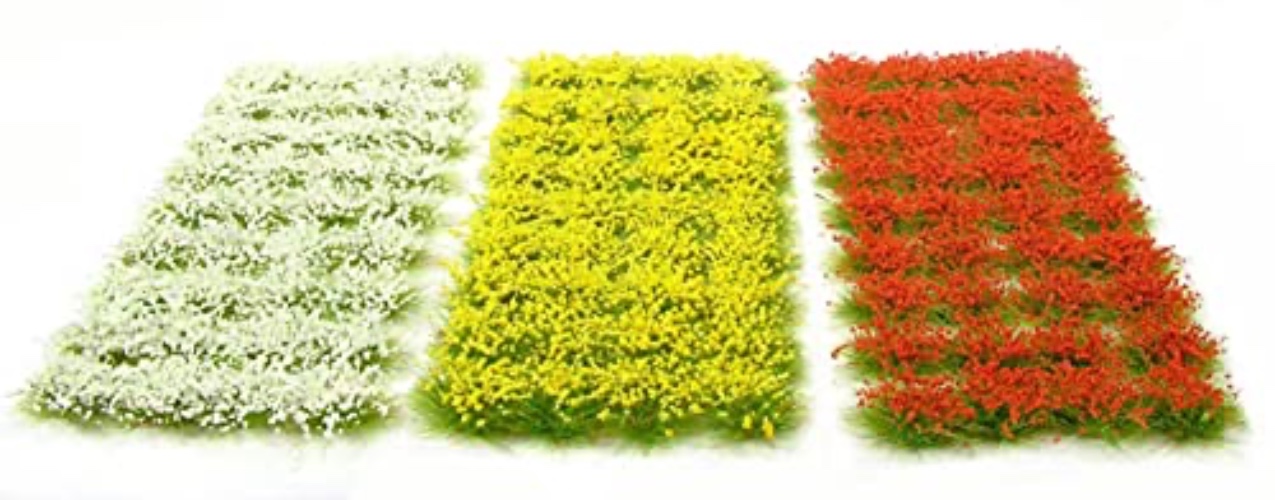 6mm Flower set 1 Grass Tufts x 108 Warpainter Scenics