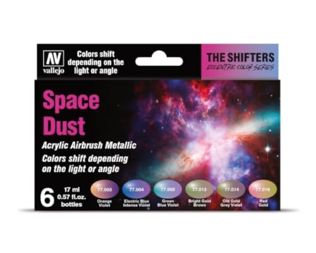 AV Vallejo Eccentric Colors - The Shifters - Space Dust (6),17 ml (Pack of 6)