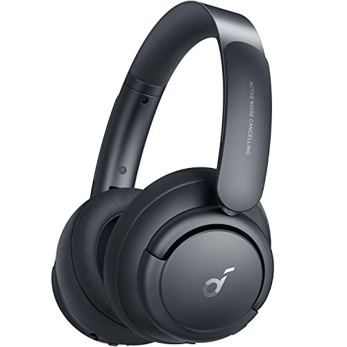 Soundcore by Anker Life Q35 Multi Mode Active Noise Cancelling Headphones, Bluetooth Headphones with LDAC for Hi Res Wireless Audio, 40H Playtime, Comfortable Fit, Clear Calls (Black) - Black