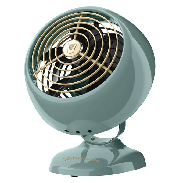 Vornado VFAN Mini Classic Personal Vintage Air Circulator Fan, Green - Green - Classic Base Fan